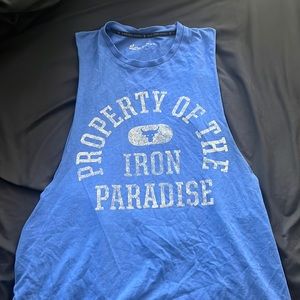 Project Rock cut off tee shirt